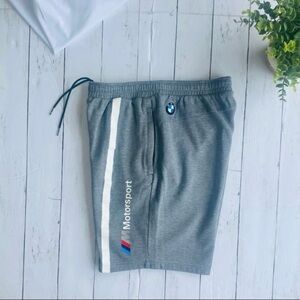 PUMA BMW Motorsport Men's Gray Herran Performance Shorts